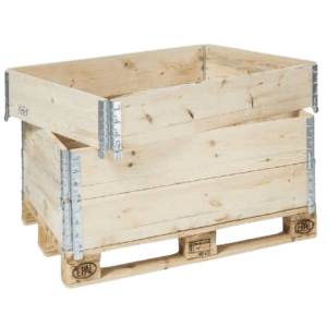 Réhausse palette bois
